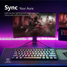 VERTUX | Ultimate Performance Mini Bluetooth Wireless Gaming Keyboard 16.8 Million RGB LED Backlight | VERTUPRO.E/A