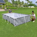 BESTWAY | Steel Pro Rectangle Pool Set 12x6.7x26-3.66mx2.01mx66cm | BES115TOY01845