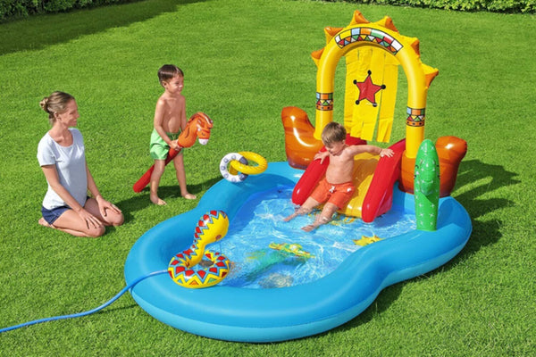 BESTWAY | Wild West Play Center 8'8" x 6'2" x 55"/2.64m x 1.88m x 1.40m | BES115TOY01435