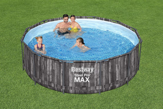 BESTWAY | Steel Pro Max Round Above Ground Pool Set  12x39.5-366x100cm | BES115TOY01874