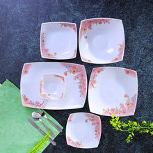 ROYALFORD | 27Pcs Opal Ware Square Dinner Set | RF9756