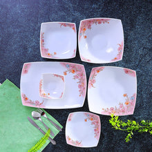 ROYALFORD | 27Pcs Opal Ware Square Dinner Set | RF9756