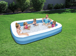 BESTWAY | Inflatable Blue Rectangular Family Pool 10' x 72