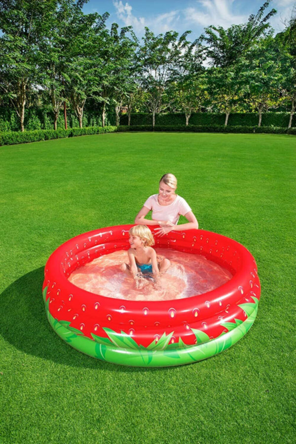 BESTWAY | Sweet Strawberry Pool 63" x H15"/1.60m x H38cm | BES115TOY01147
