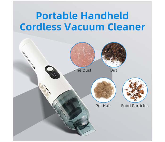 Cordless Handheld Vacuum Cleaner,4000Pa Portable Car Vacuum Cordless Rechargeable,USB-C Wireless Hand Vacuum, Small Dust Buster for Car, Home Cleaning | JPO4988