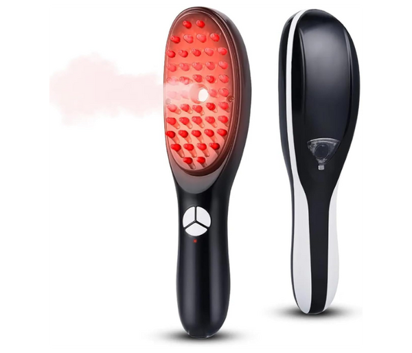 Scalp Massager Brush, Red Light Hair Comb, Multi-functional 3D Ultrasonic Vibration Atomisation Head Massager, Electric Massage Steam Hair Comb | JPO0641