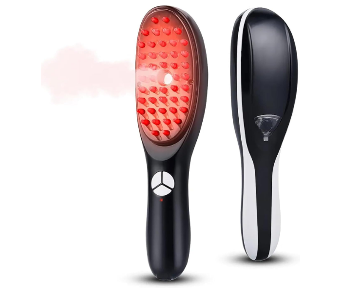 Scalp Massager Brush, Red Light Hair Comb, Multi-functional 3D Ultrasonic Vibration Atomisation Head Massager, Electric Massage Steam Hair Comb | JPO0641