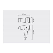 VALERA | Compact Hairdryer Black | ACTION 1800