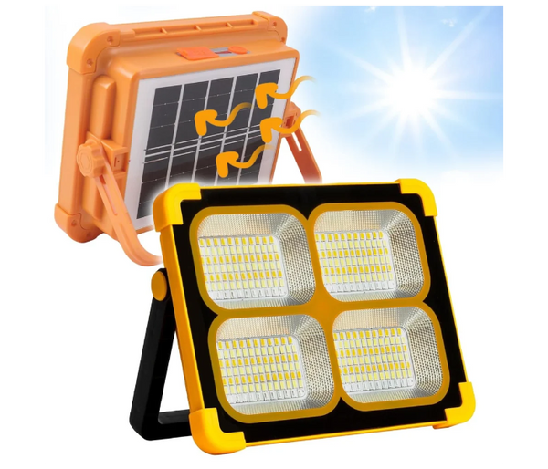 Solar LED Flood Light with Panel – Outdoor Waterproof IP66 Solar Street & Emergency Light | JPO5129