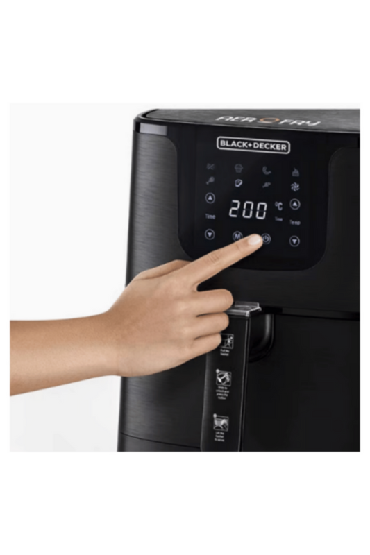 BLACK + DECKER | Grand Digital Aerofry 1.5KG Capacity With Rapid Air Convection Technology 5.8Ltr 1700W | AF700-B5