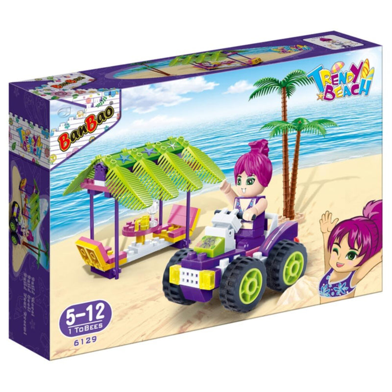 BANBAO | Trendy Beach Building Toy 110 Pcs | 6129