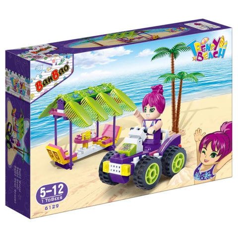 BANBAO | Trendy Beach Building Toy 110 Pcs | 6129