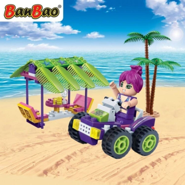 BANBAO | Trendy Beach Building Toy 110 Pcs | 6129