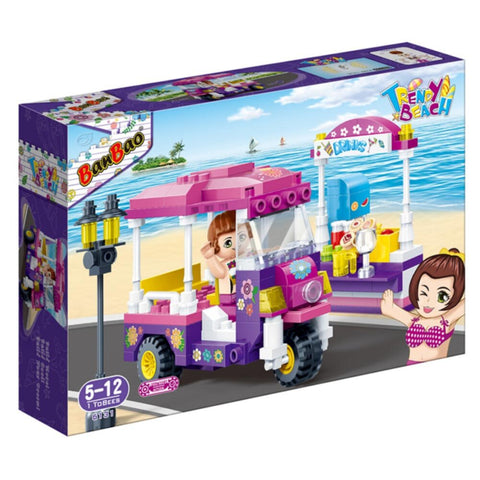 BANBAO | Trendy Beach Building Set 168 Pcs | 6131