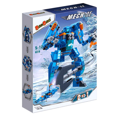 BANBAO | Mech II 2 in 1 Building Toy 291 Pcs | 6318