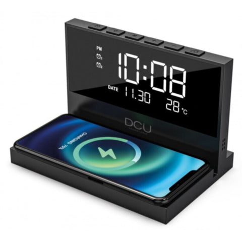 DCU SPAIN | Alarm Clock with Wireless Charging Pad | 37300830