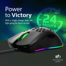 VERTUX | GameCharged Dual Mode Gaming Mouse | AMMOLITE