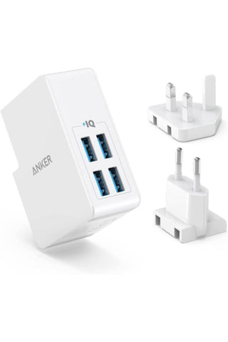 ANKER | 27W 4-Port USB Charger | A2042