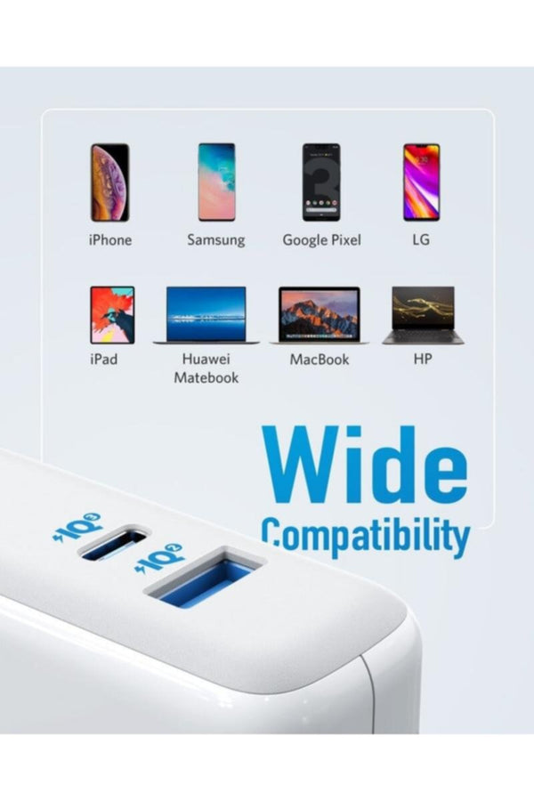 ANKER | Adapter Type-C Usb-A 60W Powerport Atom III (2 Ports) | A2322