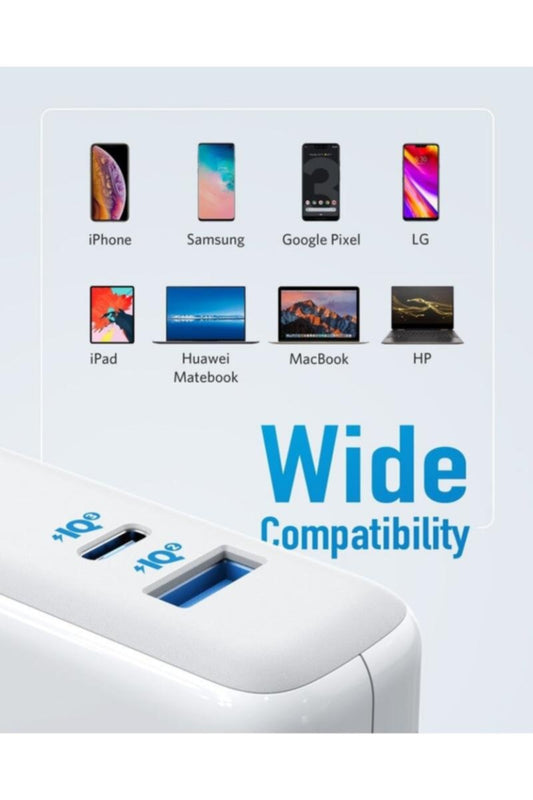 ANKER | Adapter Type-C Usb-A 60W Powerport Atom III (2 Ports) | A2322