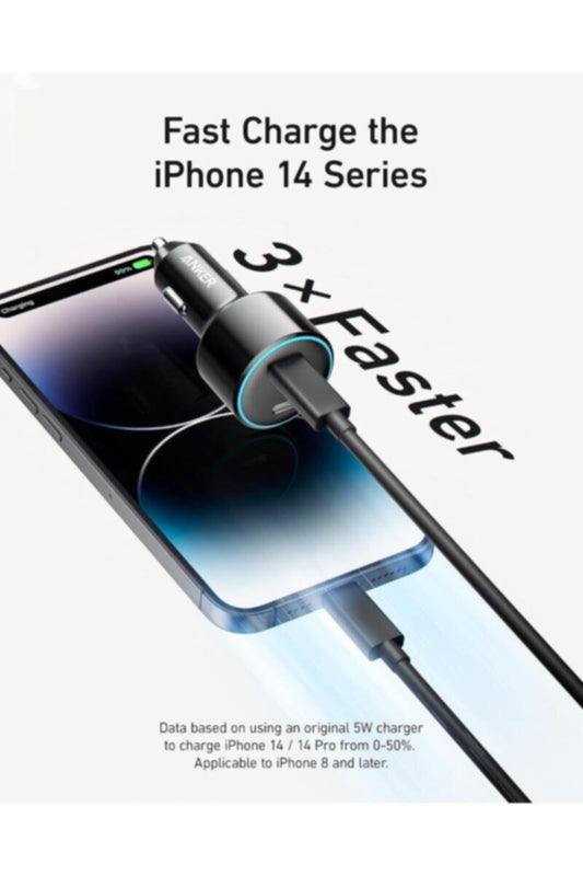 ANKER | Car Adapter Type-C Duo 48W Powerdrive+ III | A2725