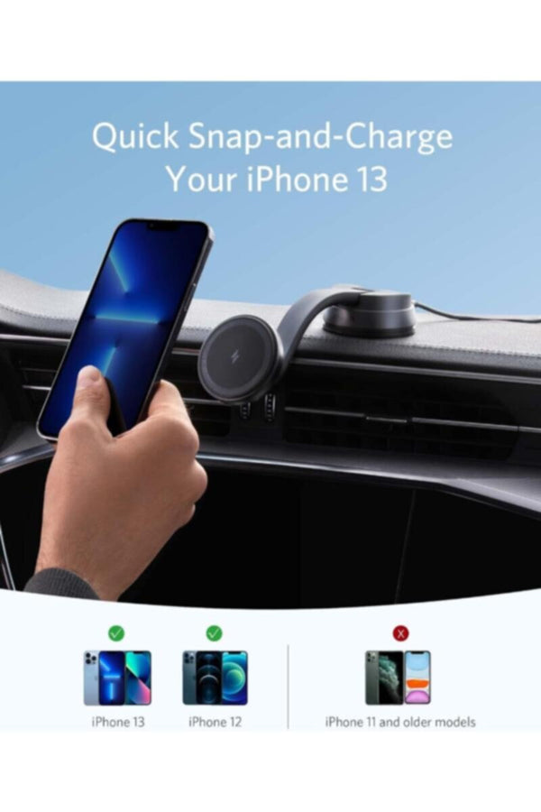 ANKER | Magnetic Wireless Car Charger | A2930011