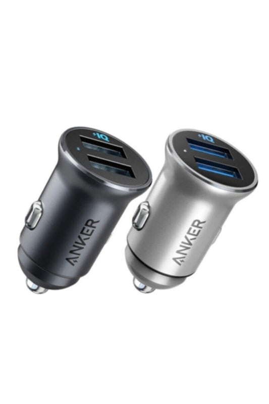 ANKER | Powerdrive 2 Alloy Metal Mini Dual USB Car Charger | A2727