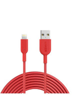 ANKER | Powerline II Lightning Cable 10ft Red | A8434