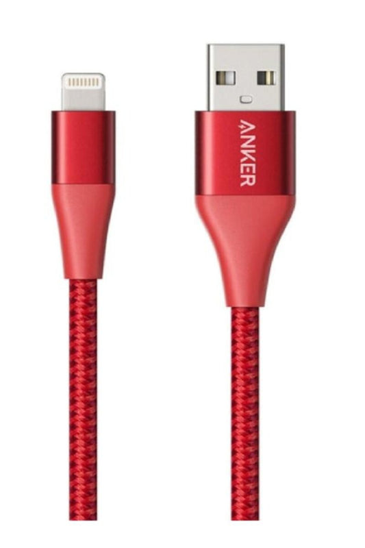 ANKER | Powerline+ II USB to 8 Pin Apple Nylon Pull-Through Cars Charging Data Cable | A8453