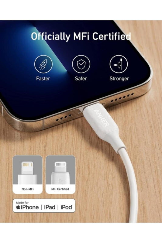 ANKER | Powerline III Lightning Cable 6ft IPhone Charger Cord | A8813