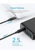 ANKER | Powerport 60W 5-Port Desktop Charger | A2056