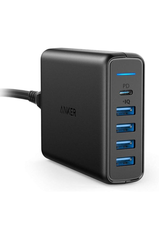 ANKER | Powerport 60W 5-Port Desktop Charger | A2056