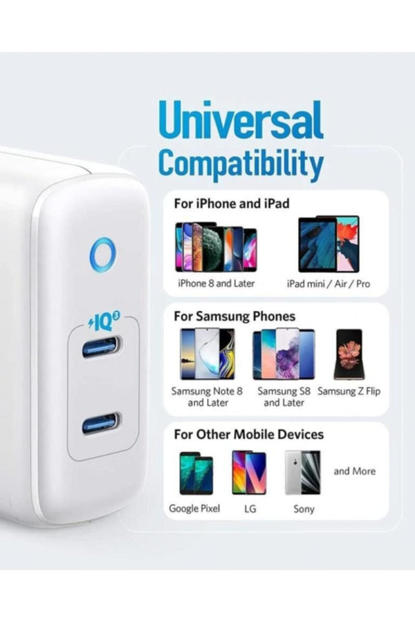 ANKER | Powerport PD+ 2 Wall Charger 35W | A2636