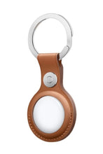 APPLE | Airtag Brown Leather Key Ring | MX4M2