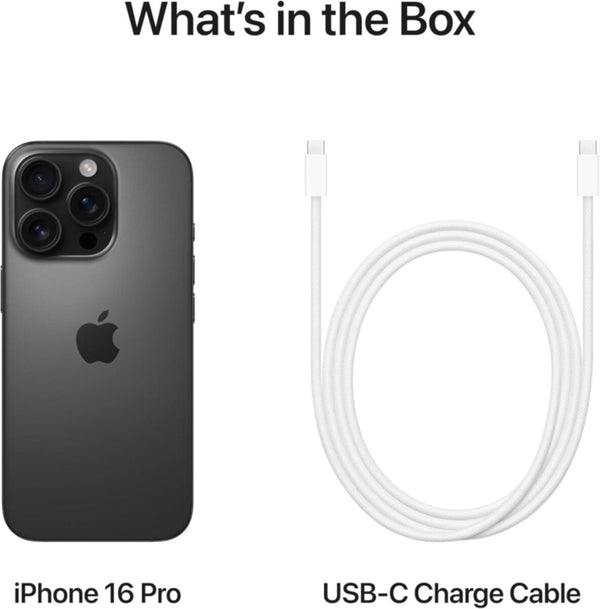 APPLE | iPhone 16 Pro 256GB Black Titanium | MYN03AE/A