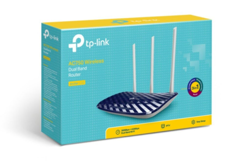 TP-LINK | AC750 Wireless Dual Band Router | ARCHER C20