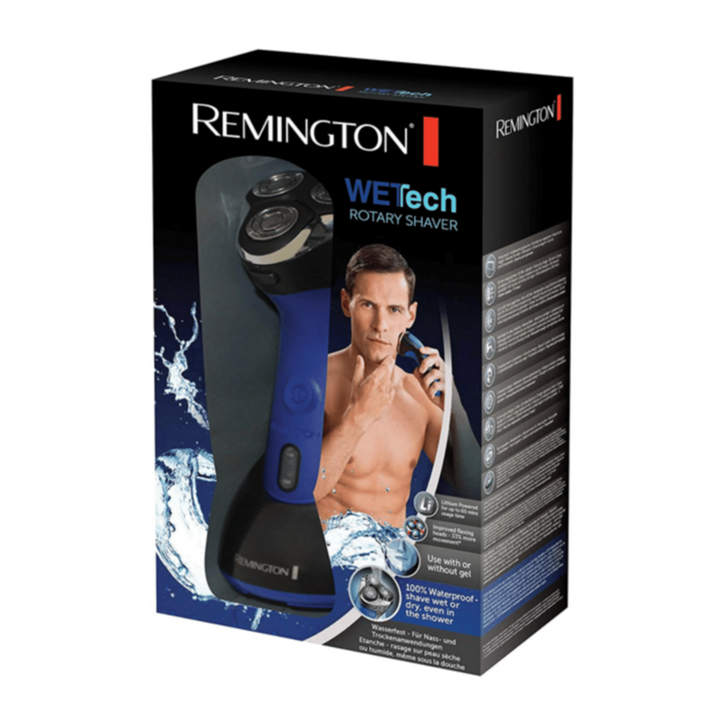 REMINGTON | AQ7 Men's Wet Tech Wet and Dry Rotary Electric Shaver | AREREAQ7E51WE