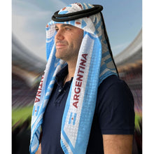 Argentina | Football fan head gear Arabic Style - Ghutra and Egal setÂ |Â OneÂ size