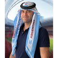 Argentina | Football fan head gear Arabic Style - Ghutra and Egal setÂ |Â OneÂ size