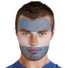 Quick Face Painting Kit with Brush - Assorted Colors 100Pcs | Minagination