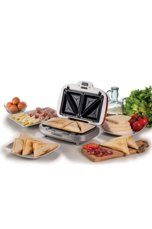 ARIETE | 1972 Sandwiches & Cookies Party Time sandwich maker 700W Red | TE0203964