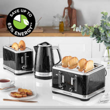 RUSSELL HOBBS | Plastic Structure 1.7Ltrs Kettle Black 28081 | ARURH28081SKB