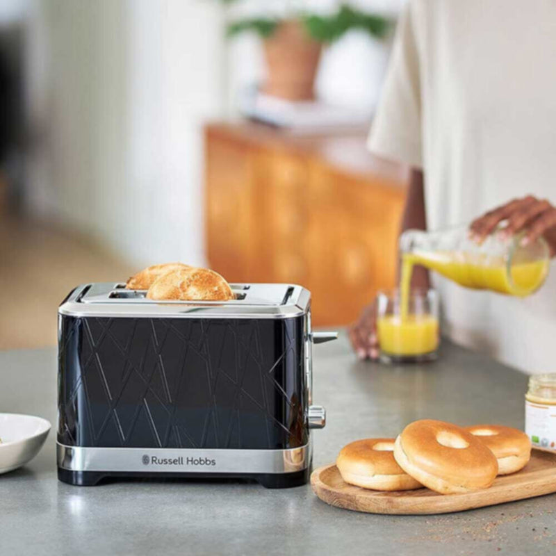 RUSSELL HOBBS | Structure 2 Slice Toaster Black 28091 | ARURH28091TOA