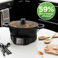 RUSSELL HOBBS | Good-to-Go Multicooker - 8 Versatile Functions including Slow Cooker, Sous Vide, Rice and Food Steamer, Black, 750 Watt 28270 | ARURH28270GMC