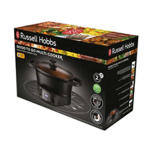RUSSELL HOBBS | Good-to-Go Multicooker - 8 Versatile Functions including Slow Cooker, Sous Vide, Rice and Food Steamer, Black, 750 Watt 28270 | ARURH28270GMC