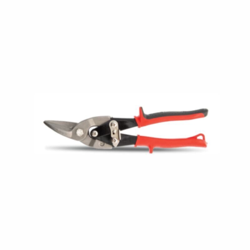 CLARKE | Aviation Snip Left 250mm with induction hardened cutting edges & red colour handle| ASLC