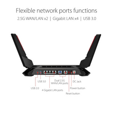 ASUS | Rog Rapture Dual-Band WiFi 6 Extendable Gaming Router | MASNWGTAX6000