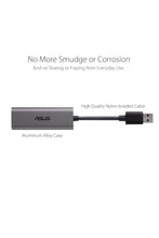 ASUS | USB Type-A 2.5G Base-T Ethernet Adapter | MASNWUSBC2500