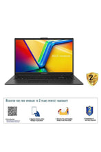 ASUS | Vivobook AMD Ryzen R5-7520U / 16GB RAM / 512GB SSD / Intel UHD Graphics / 15.6-inch FHD / English Arabic Keyboard / Windows 11 Home - Black | E1504FA-OLEDR5W