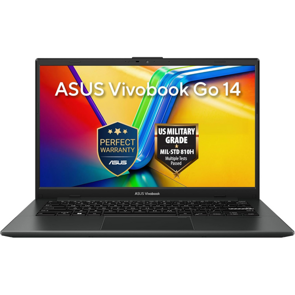 ASUS | Vivobook Go 14 14" FHD 1920 x 1080 IPS-level Panel 60Hz AMD Ryzen 5 40 Processor 2.8GHz AMD Radeon Graphics 8GB Ram 512GB M.2 NVMe PCIe 3.0 SSD Windows 11 Home Black R5MBES | MASITNE140603